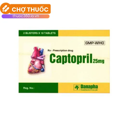 Captopril 25mg Danapha