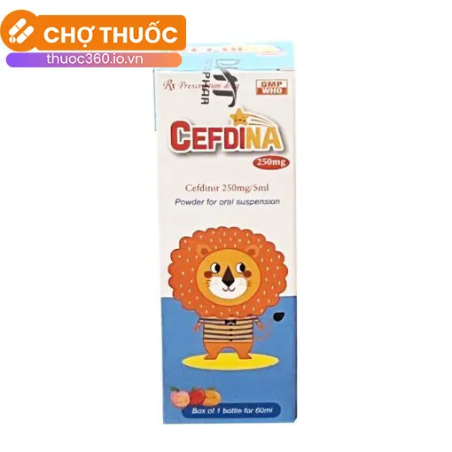 Cefdina 250mg/5ml