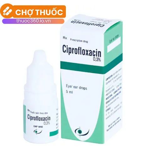 Ciprofloxacin 0,3% 5ml Bidiphar