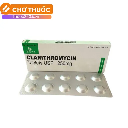 Clarithromycin 250mg Brawn