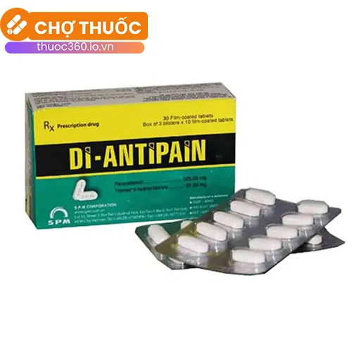 Di-Antipain (viên nén bao phim)