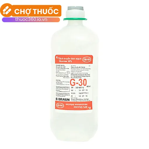 Dịch truyền tĩnh mạch Glucose 30% B.Braun 500ml