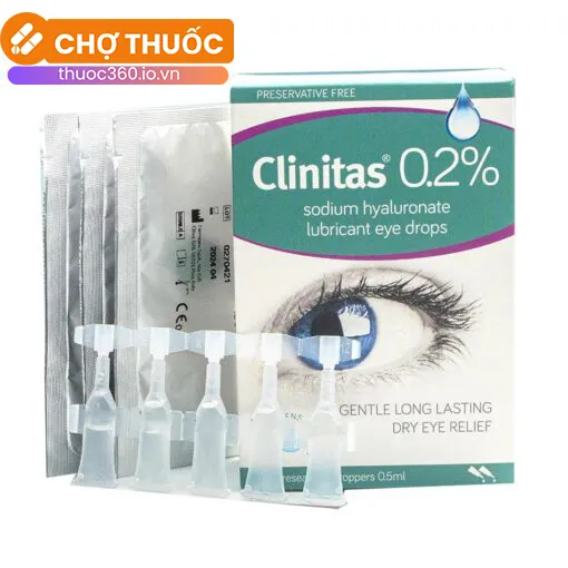 Dung dịch nhỏ mắt Clinitas 0,2%
