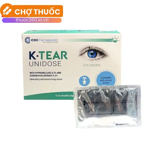 Dung dịch nhỏ mắt K-Tear Unidose (Hộp 15 tép)
