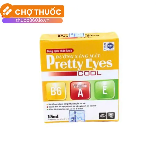 Dưỡng Sáng Mắt Pretty Eyes Cool (màu vàng)
