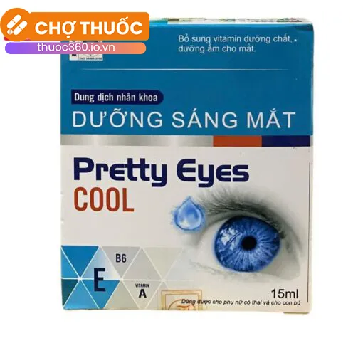 Dưỡng sáng mắt Pretty Eyes Cool (màu xanh)