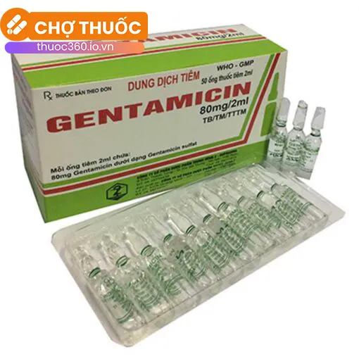 Gentamicin 80mg/2ml Dược TW2