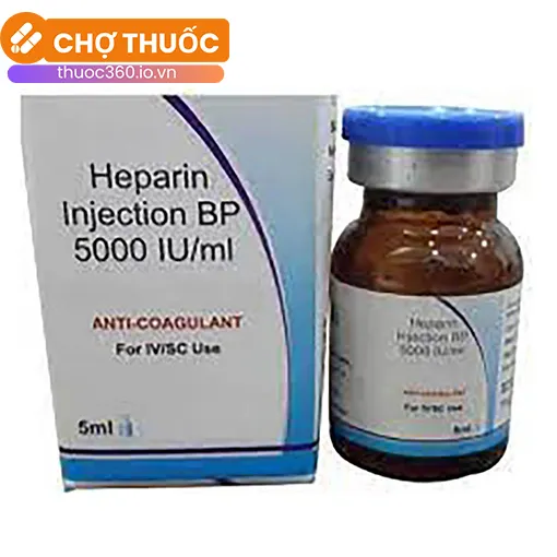 Heparin Injection BP 5000IU/ml