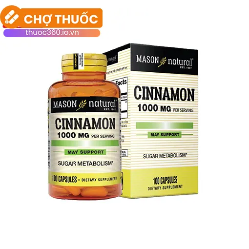 Mason Natural Cinnamon 1000mg