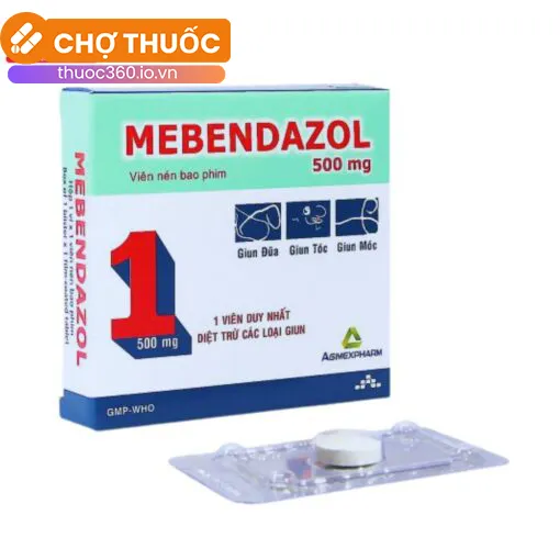 Mebendazol 500mg Agimexpharm