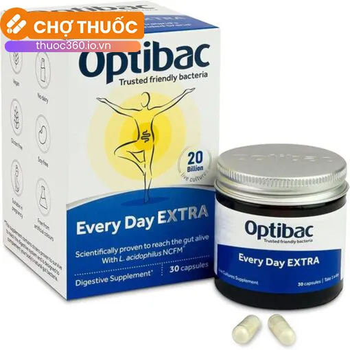 Men vi sinh Optibac Probiotics Every Day EXTRA