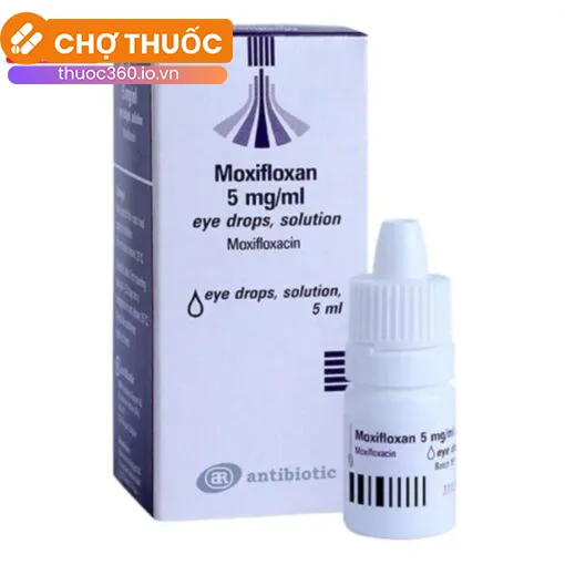 Moxifloxan 5mg/ml eye drops, solution