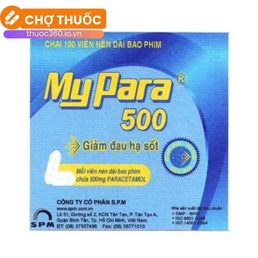 MyPara 500 (Lọ 100 viên)