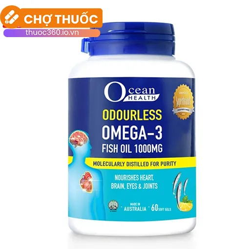 Ocean Health Omega-3 Fish Oil 1000mg