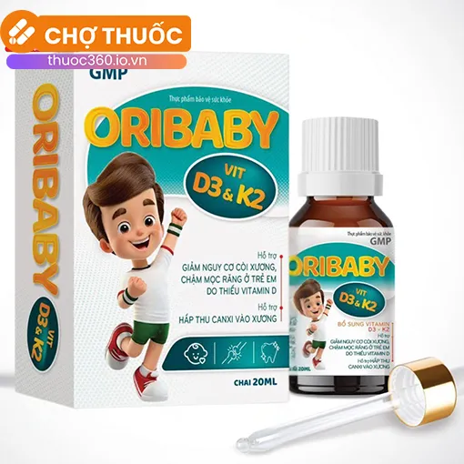 Oribaby Vit D3 & K2