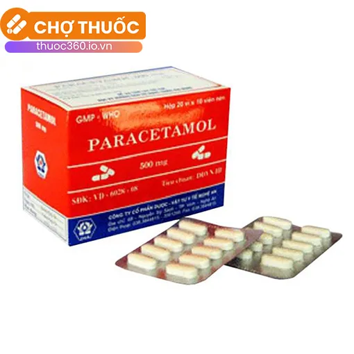 Paracetamol 500mg Dược Nghệ An