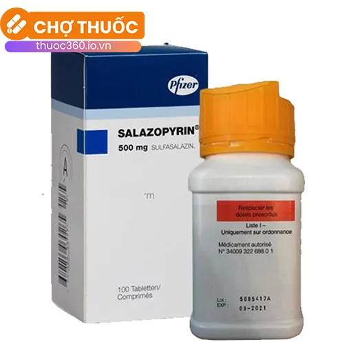 Salazopyrin 500mg (lọ)