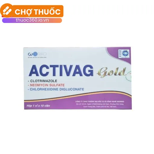 Viên đặt âm đạo Activag Gold